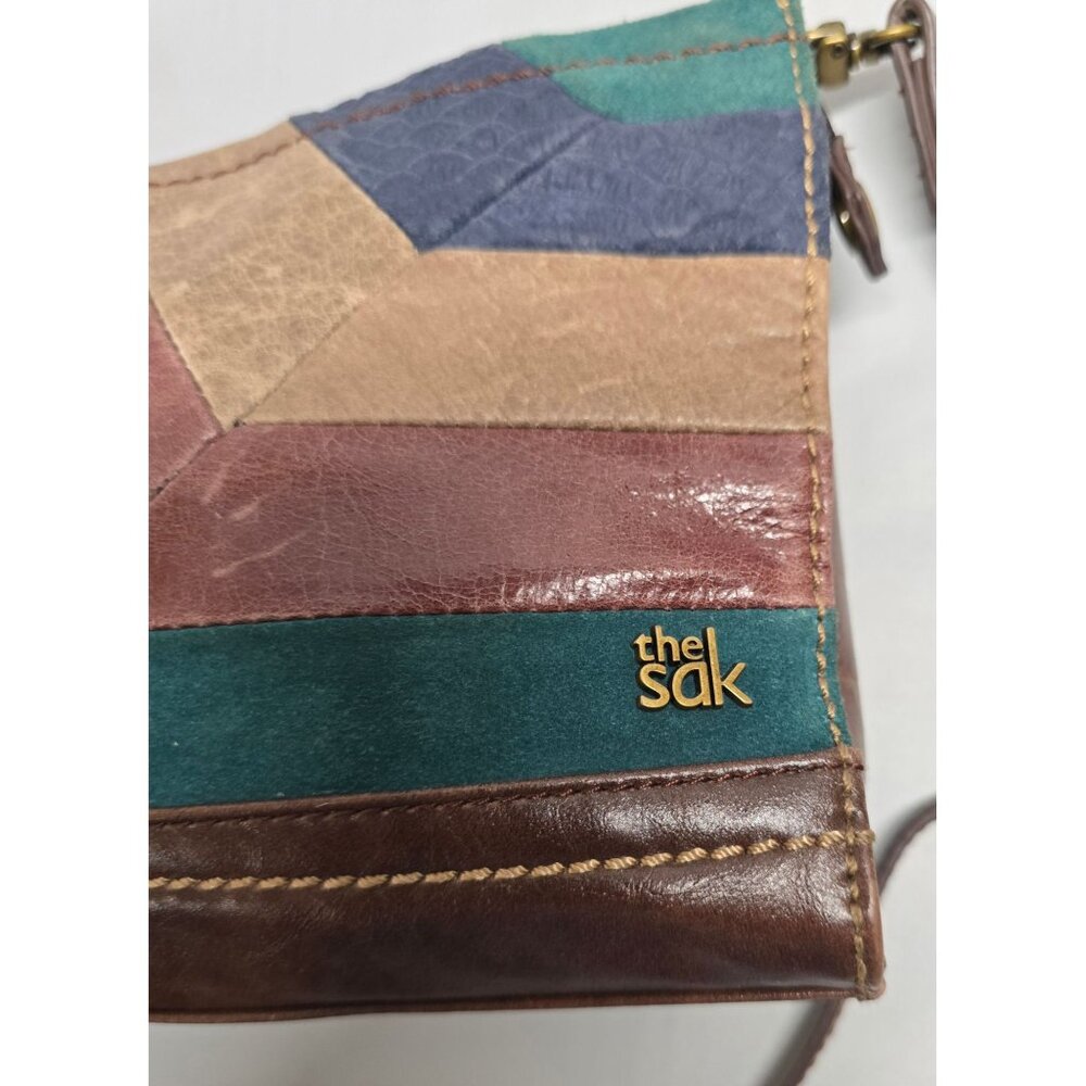 The Sak Multicolor Patchwork Leather Crossbody Ba… - image 3